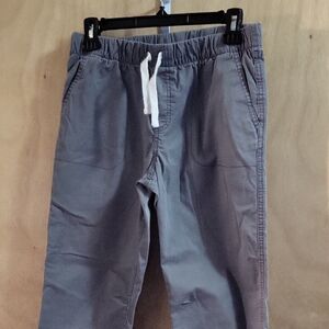 Cat & Jack Charcoal Pants with White Drawstring
